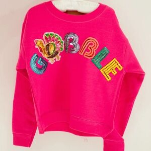 Judith March | EUC - Gobble Sequin Crewneck Sweatshirt - Size 18/20 (Youth)